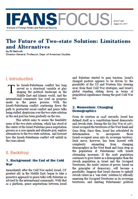 The Future of Two-state Solution: Limitations and Alternatives
