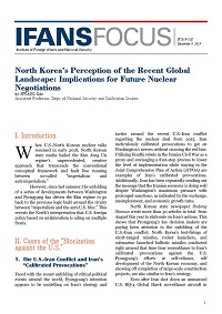 North Korea’s Perception of the Recent Global Landscape: Implications for Future Nuclear Negotiations