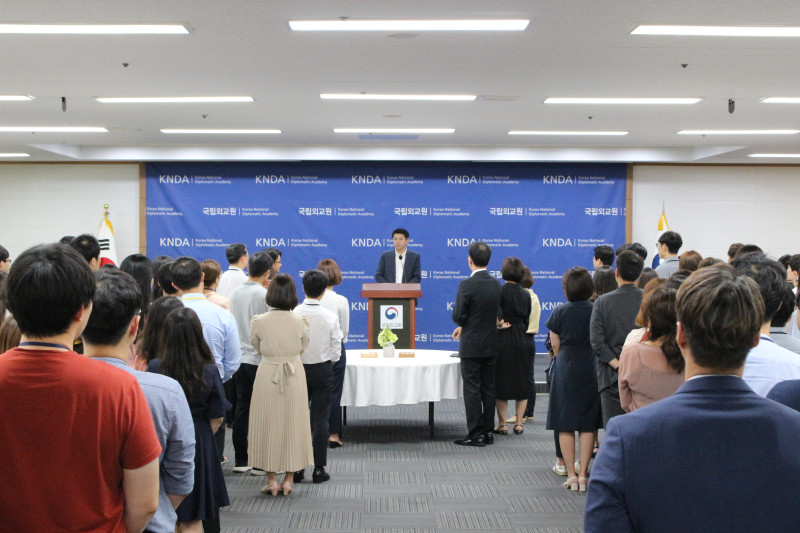 외교관후보자 및 신임관리자 과정 합동교육 -원장님 환영 오찬