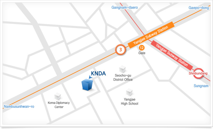 knda map